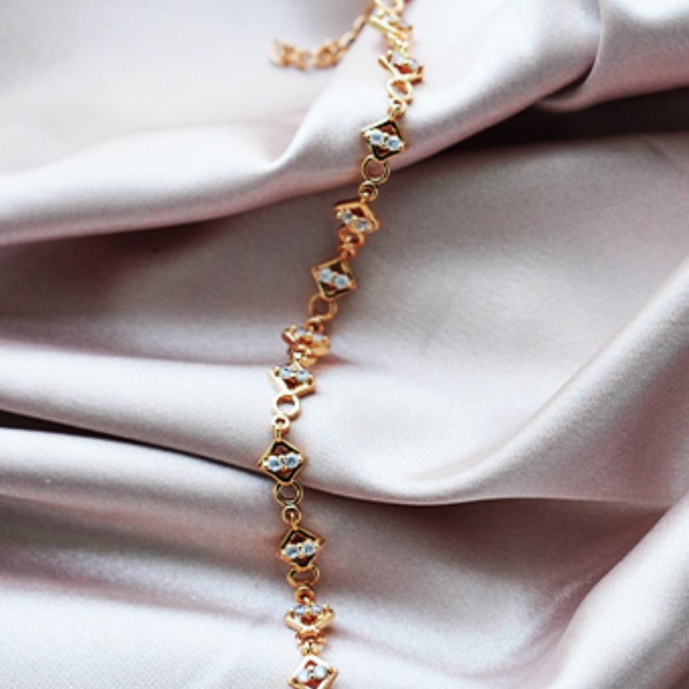 Gold Fill Tennis Bracelet